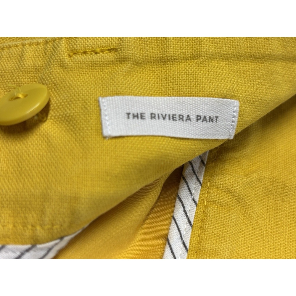 Ann Taylor LOFT Julie Fit The Riviera Pant – Women's Size 10 – Yellow - Picture 8 of 9
